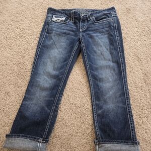 Maurices Dark Blue Boyfriend Jeans
